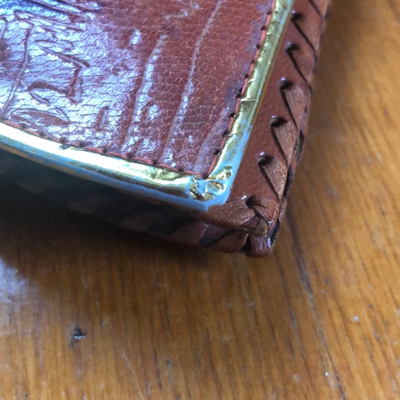 Capri 100% Genuine Leather Handmade Clutch - Picture 9 of 9